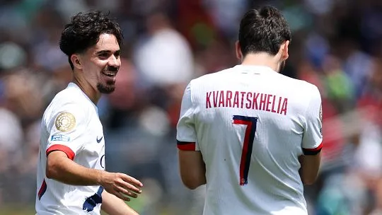 Vitinha comemorando. Foto: Buda Mendes/Getty Images