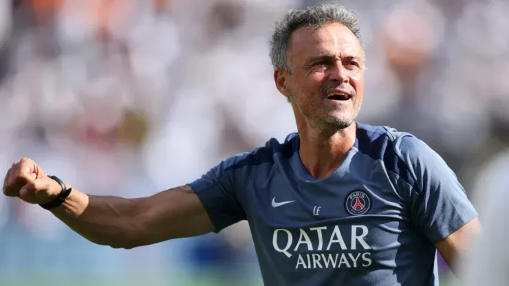 Luis Enrique durante jogo do PSG - Foto: Alex Grimm/Getty Images