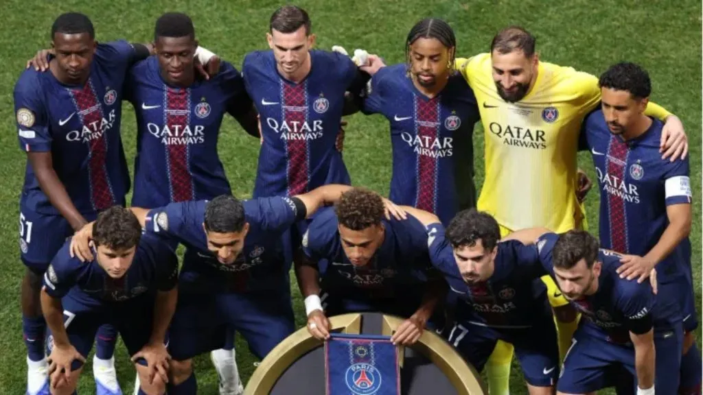 Elenco do PSG conta com grandes craques do futebol mundial – Foto: Megan Briggs/Getty Images