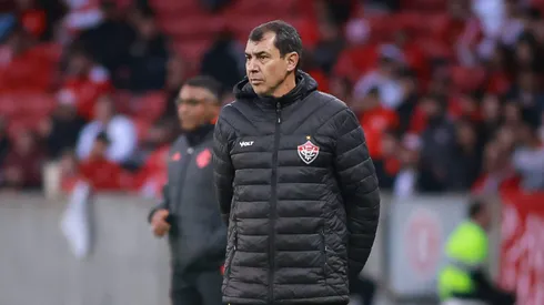 Fábio Carille durante partida contra o Inter no Beira-Rio