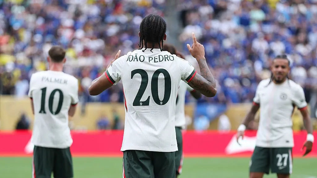 João Pedro, atacante dos Blues. Foto: Buda Mendes/Getty Images.