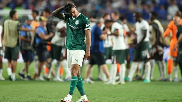 Richard Ríos lamentando. Foto: François Nel/Getty Images