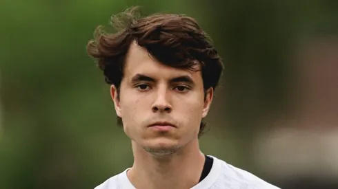 Zanocelo durante treino em 2024 pelo Peixão