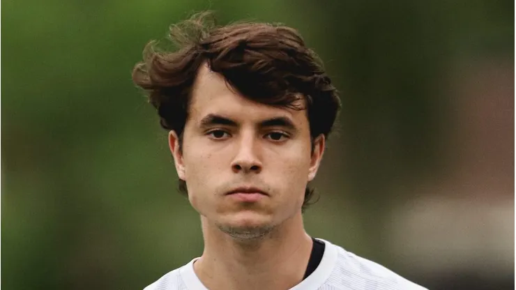 Zanocelo durante treino em 2024 pelo Peixão