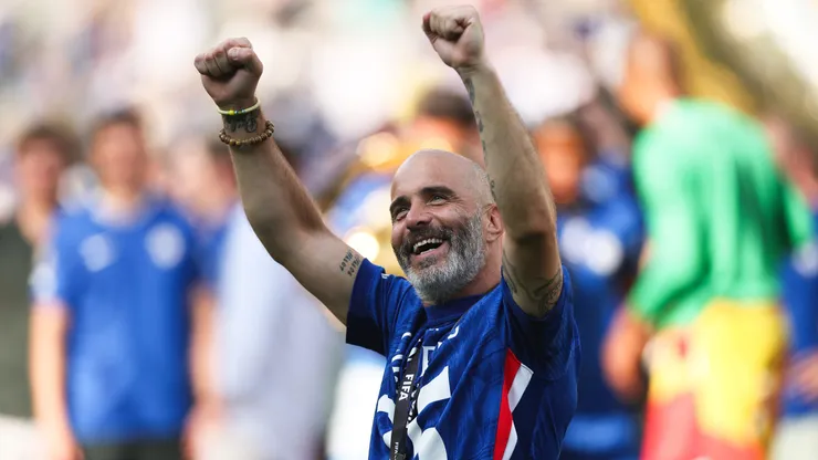 Maresca durante a comemoração do título. Photo by Buda Mendes/Getty Images