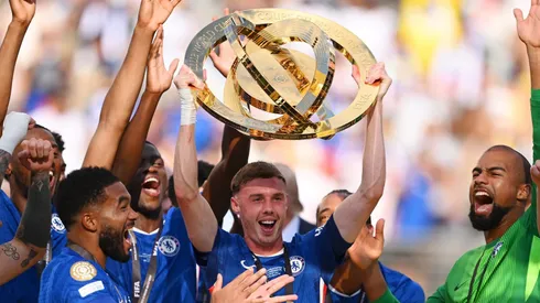 Cole Palmer comemorando o Mundial de Clubes - (Photo by David Ramos/Getty Images)