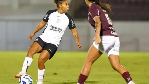Dayana Rodríguez, do Corinthians, é uma das estrangeiras no Brasileiro Feminino. Foto: Divulgação/Corinthians