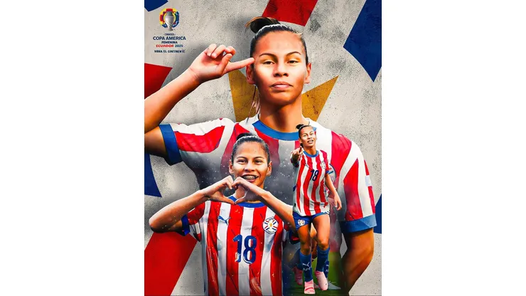 Jogadora paraguaia. Foto: Reprodução/Instagram/@copaamerica
