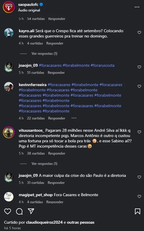 Print das redes sociais/São Paulo
