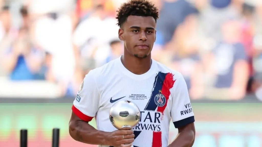 Doué foi um dos destaques do PSG no Super Mundial de Clubes – Foto: Reprodução/PSG