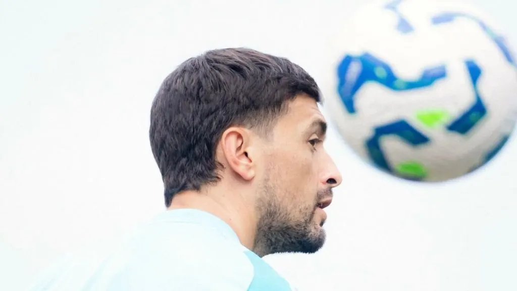 Arrascaeta durante atividade no Ninho do Urubu – Foto: Reprodução/Flamengo