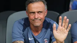 Luis Enrique durante partida entre PSG e Chelsea, pelo Mundial de Clubes. Foto: Alex Grimm