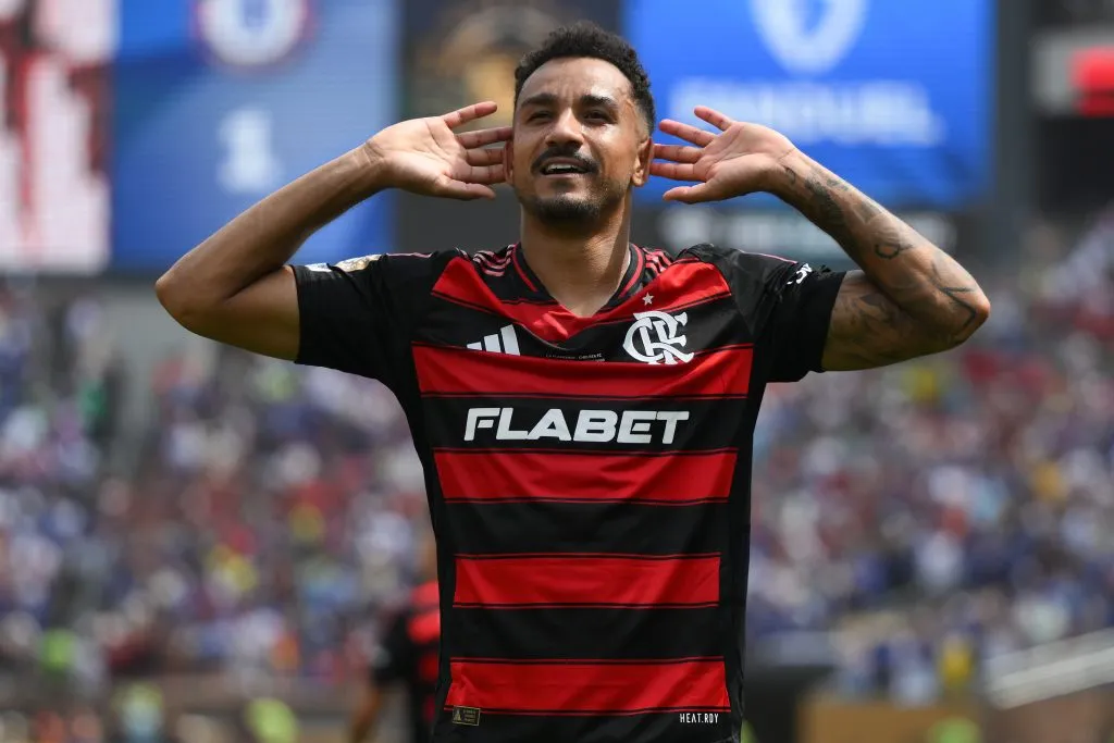 PHILADELPHIA, PENNSYLVANIA – JUNE 20: Danilo #13 of CR Flamengo celebrates scoring his team’s second goal during the FIFA Club World Cup 2025 group D match between CR Flamengo and Chelsea FC at Lincoln Financial Field on June 20, 2025 in Philadelphia, Pennsylvania. (Photo by David Ramos/Getty Images)
