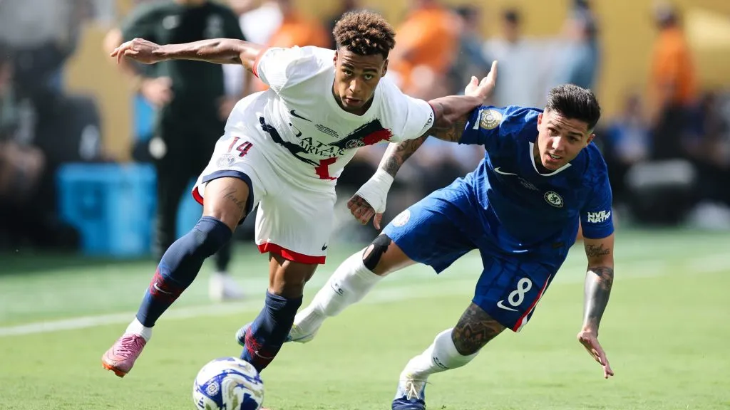 Chelsea x PSG pela final do Mundial de Clubes. (Photo by Alex Grimm/Getty Images)