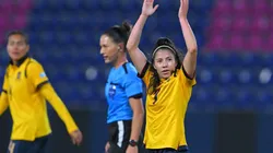 Jogadora equatoriana. Foto: Divulgação/Copa América