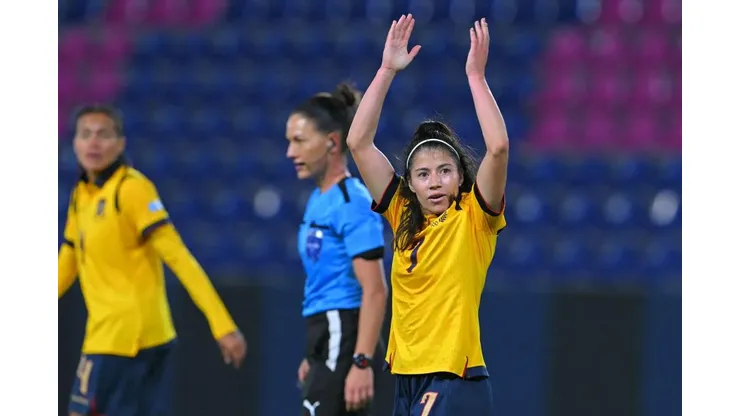 Jogadora equatoriana. Foto: Divulgação/Copa América
