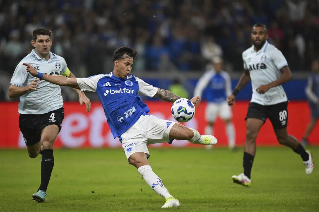 Kaio Jorge meteu três gols em vitória sobre o Grêmio. Foto: Pedro Vilela/Getty Images.