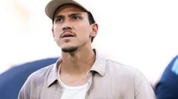 RJ - RIO DE JANEIRO - 12/07/2025 - BRASILEIRO A 2025, FLAMENGO X SAO PAULO - Pedro jogador do Flamengo antes da partida contra o Sao Paulo no estadio Maracana pelo campeonato Brasileiro A 2025.