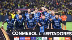 Elenco do Independiente Del Valle durante a Libertadores - Foto: Reprodução/Getty Images