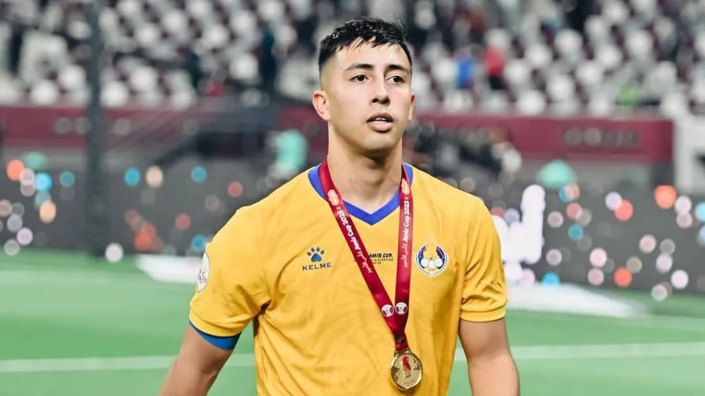 Fabrício Diaz, uruguaio na mira do Palmeiras. Reprodução Instagram