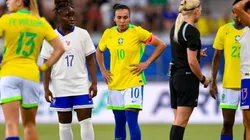 Marta em atividade pela Seleção Brasileira. Foto: Eurasia Sport Images