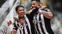 Rony comemora gol marcado pelo Atlético-MG. Foto: Sipa US