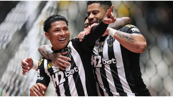 Rony comemora gol marcado pelo Atlético-MG. Foto: Sipa US