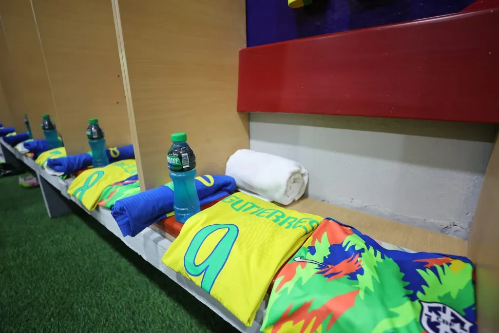 Vestiário Seleção Feminina. Foto: Lívia Villas Boas/CBF