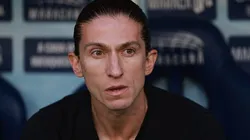 Filipe Luís acompanhando a equipe do Flamengo - Foto: Wagner Meier