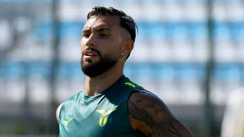 - Taty Castellano treinando com a camisa da Lazio