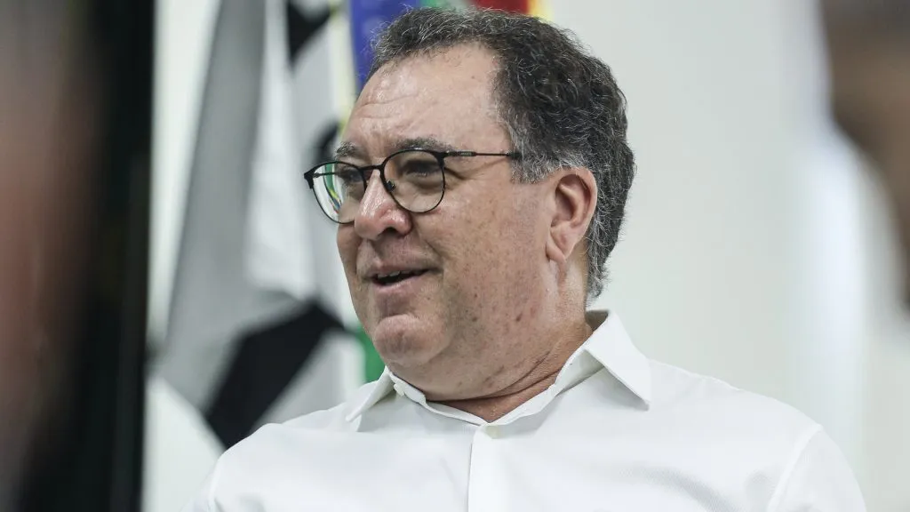 Marcelo Teixeira analisa o cenário do Santos – Fotos: Reinaldo Campos/ Santos F.C.