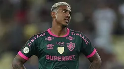 John Kennedy durante partida contra o Corinthians, no Maracanã, pelo Brasileirão 2024. Foto: Wagner Meier