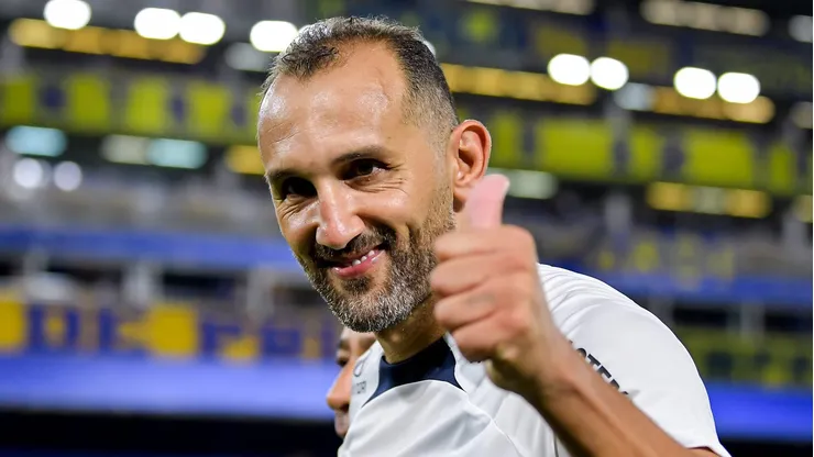 Barcos comemorando após classificação contra o Boca