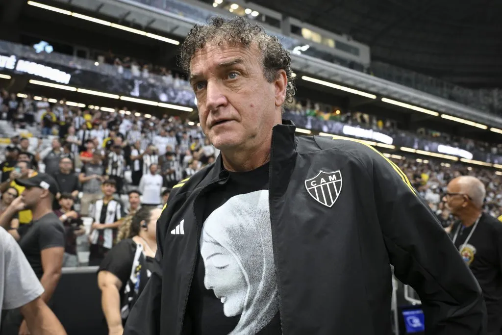 Cuca com problemas no ataque do Galo. (Photo by Pedro Vilela/Getty Images)
