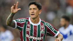Cano jogador do Fluminense comemora seu gol - Foto: Thiago Ribeiro/AGIF