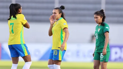 Marta na segunda rodada da Copa América. Foto: Lívia Villas Boas/CBF