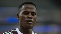 RJ - RIO DE JANEIRO - 29/04/2025 - COPA DO BRASIL 2025, FLUMINENSE X APARECIDENSE - Jhon Arias jogador do Fluminense lamenta durante partida contra o Aparecidense no estadio Maracana pelo campeonato Copa Do Brasil 2025.