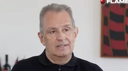 Bap, presidente do Flamengo. Imagem: Reprodução/FlamengoTV