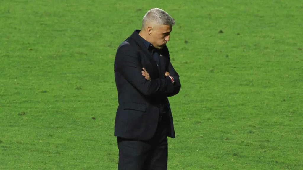 Crespo, técnico do São Paulo. Foto: Fernanda Luz/AGIF