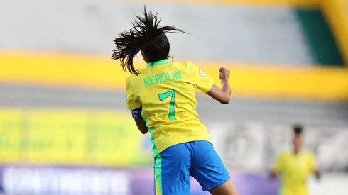 Kerolin anotou três gols contra a Bolívia - Foto: Lívia Villas Boas/ CBF