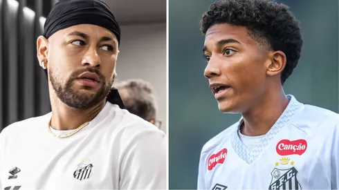 Neymar e Robinho Jr. uma nova parceria nasce na Vila Belmiro -