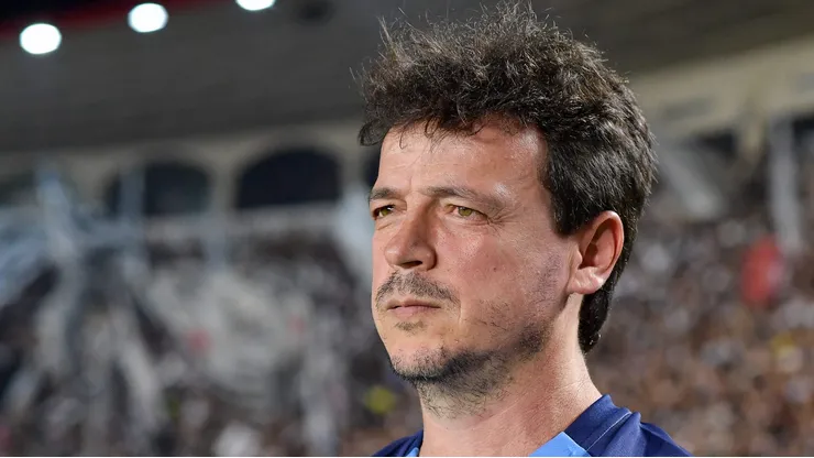 Fernando Diniz durante jogo em São Januário.