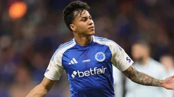 Kaio Jorge comemora gol marcado pelo Cruzeiro. Foto: Gilson Lobo/AGIF/Sipa USA