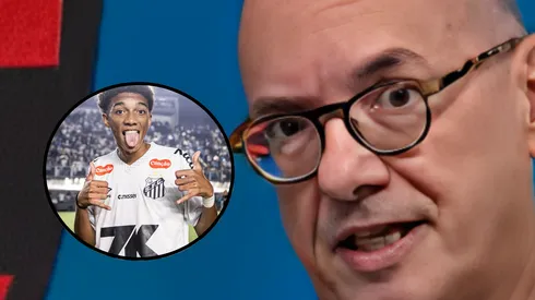 Lédio Carmona analisa estreia de Robinho Jr. Fotos: Reprodução/Youtube e Raul Baretta/ Flickr Santos FC.