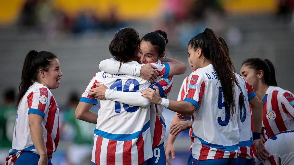 Jogadoras da Seleção Feminina do Paraguai