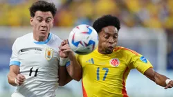 Facundo Pellistri (à esquerda) está na mira do Fluminense para suprir ausência de Arias - Getty