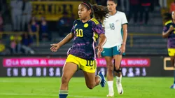 Leicy Santos pela Colômbia. Foto: Long Visual Press/Alamy Live News