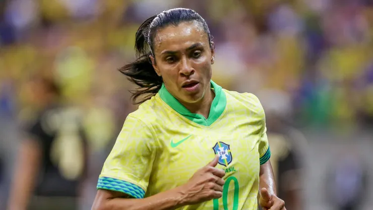 Marta na Seleção Brasileira. Foto: Rafael Vieira/AGIF