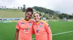Kaylane e Marta. Foto: Lívia Villas Boas/CBF