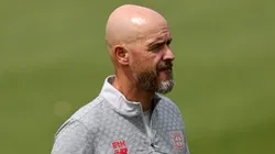 Erik ten Hag, treinador do Bayer Leverkusen - Foto: Christof Koepsel/Getty Images